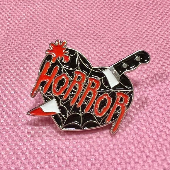 Horror Movie Buff Fan Enamel Pin Goth Grudge - Picture 4 of 5